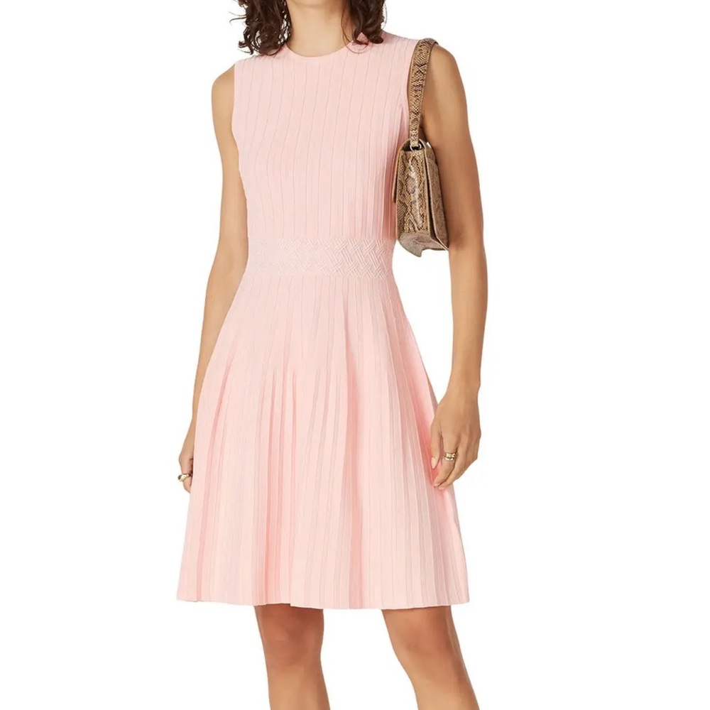 Nwt ted baker knitted sleeveless dress baby pink